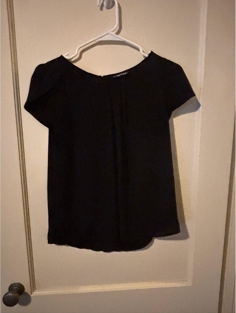 Papermoon Black Short Sleeve Top SP